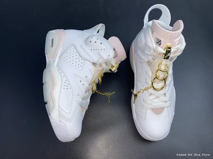 Kicked Out Shoe Store Retro 6 Air Jordan Hoops DH9696-100 (W) Gold 0724